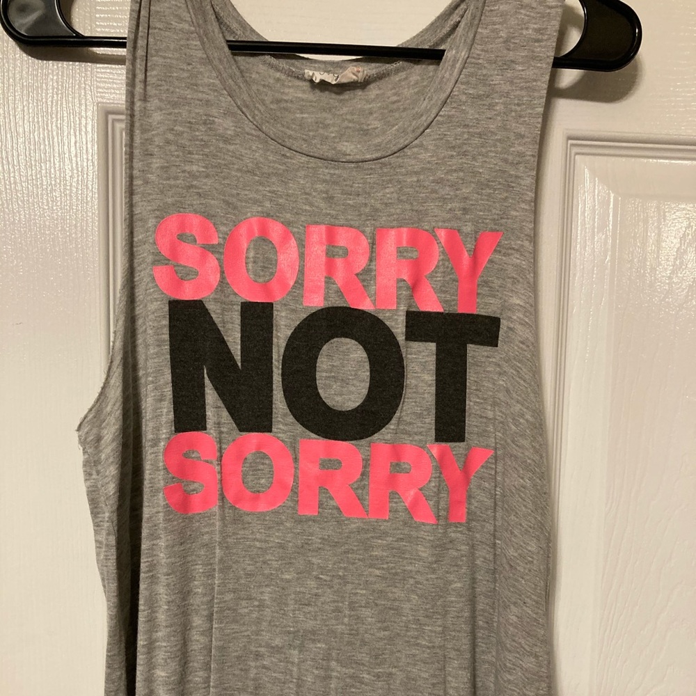 Sorry not Sorry Tank